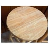 Pair of Counter Height Wood Stools