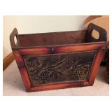 Magazine Rack and Baskets