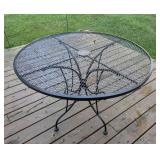 Round Metal Patio Table