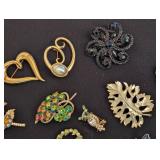 Assorted Vintage Brooches