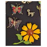 Assorted Vintage Brooches