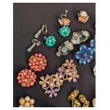 Large Variety of Vintage Clip On Earrings