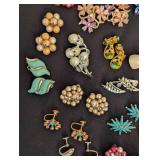 Large Variety of Vintage Clip On Earrings