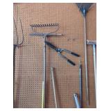 Assorted Long Handled Tools