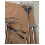 Assorted Long Handled Tools