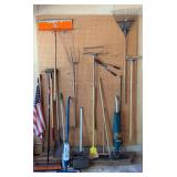 Assorted Long Handled Tools