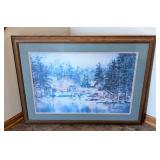 Framed Scenic Lou Roman Print