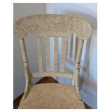 Painted Vintage Wood Chair