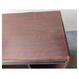 Rolling Wood Computer Desk