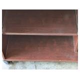 Rolling Wood Computer Desk