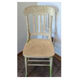 Painted Vintage Wood Chair