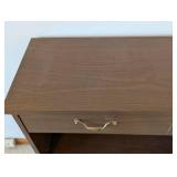 Vintage Wood Storage Shelf