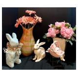 Bright and Spring Faux Florals, Bunnies and More!