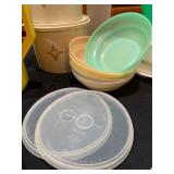 Large Lot of Collection of Vintage Tupperware Pieces