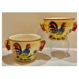 Vintage California Pantry Rooster Mugs