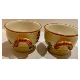Vintage California Pantry Rooster Mugs