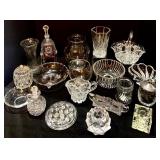 Outstanding Collection Vintage of Crystal and Cut Glass