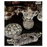 Outstanding Collection Vintage of Crystal and Cut Glass