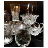 Outstanding Collection Vintage of Crystal and Cut Glass