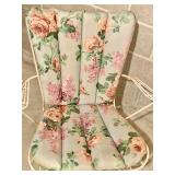 Vintage Metal Patio Furniture with Removable Cushions