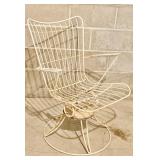 Vintage Metal Patio Furniture with Removable Cushions