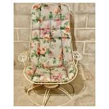 Vintage Metal Patio Furniture with Removable Cushions