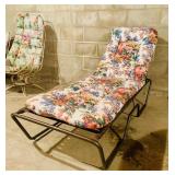Vintage Metal Patio Furniture with Removable Cushions