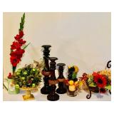 Festive Home Decor and Faux Fruit