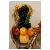 Festive Home Decor and Faux Fruit