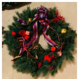 Three Vintage Christmas Wreaths