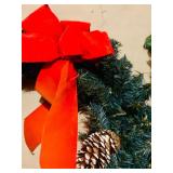 Three Vintage Christmas Wreaths