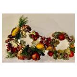Fun Vintage Fall Decor, Wreaths, Pumpkins, Faux Fruit and More!