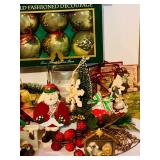Variety of Vintage Christmas Decor