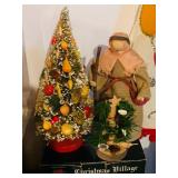 Wonderful Vintage Lot of Ornaments, Light-Up Houses and More!