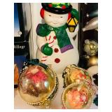 Wonderful Vintage Lot of Ornaments, Light-Up Houses and More!