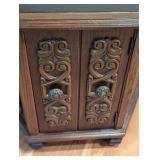 Vintage Hexagon Side Table