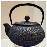 Three Teapots, Including Two Cast Iron