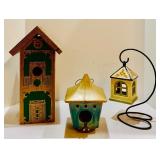 Three Decorative Birdhouse