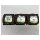 3x 1.34lbs Organic Ground Beef 85%/15%