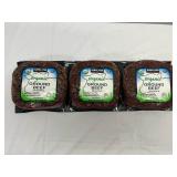 3x 1.34lbs Organic Ground Beef 85%/15%