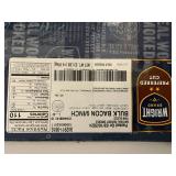 33lbs Bulk Bacon 9/Inch Hickory Smoked Thin Sliced