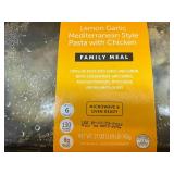 2x 1.69lbs Family Meal Lemon Garlic Mediterranean Style Pasta w/Chicken(Target)