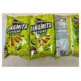 3x 9oz Doritos Dinamita Sticks-Tangy Fiery Lime
