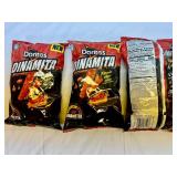 3x 9oz Doritos Dinamita Sticks-Flamin Hot Queso
