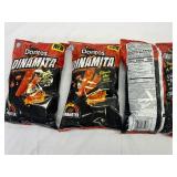 3x 9oz Doritos Dinamita Sticks-Flamin Hot Queso