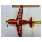 Coca Cola Airplane w/stand-10"x12"52oz