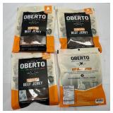 4x 3.5oz Obertos Beef Jerky-Teriyaki
