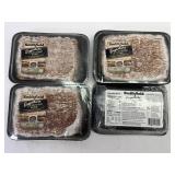 G. 4x 1lb Smithfield Signature Ground Pork