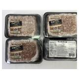G. 4x 1lb Smithfield Signature Ground Pork