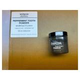 100x 2.75oz InVitamin Active Charcoal Tooth Powder-Peppermint